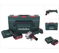Metabo WB 18 LT BL 11-125 Quick Meuleuse d'angle sans fil 18 V 125 mm Brushless + 1x batterie 8,0 Ah + chargeur + metaBOX