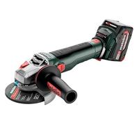 Metabo WB 18 LT BL 11-125 Quick Meuleuse d'angle sans fil 18 V (meuleuse/ponceuse avec 2 batteries et chargeur dans metaBOX) # 613054650