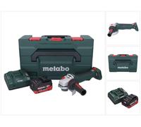 Metabo WPB 18 LT BL 11-125 Quick Meuleuse d'angle sans fil 18 V 125 mm Brushless + 1x batterie 8,0 Ah + chargeur + metaBOX