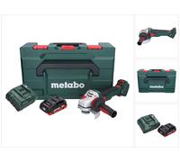Metabo WVB 18 LTX BL 15-125 Quick Meuleuse d'angle sans fil 18 V 125 mm Brushless + 1x batterie 4,0 Ah + chargeur + metaBOX
