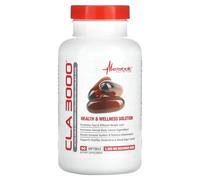 Metabolic Nutrition, CLA 3000, 3 000 mg, 90 Gélules Molles (1 000 mg par Gélule Molle)