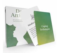 metaFox Dear Anxiety - Therapy and Coaching Tool for Mindfulness, Emotion Coaching & Difficult Conversations | 60 Feelings & Self Reflection Cards for Anxiety Relief, Emotional Intelligence & Stress