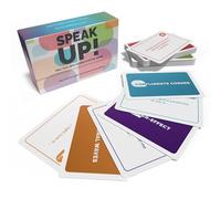 metaFox « Speak Up Card Deck for Teams - 60 cartes de motivation et d'inspiration, cartes d'affirmation et de mentalité, matériel de coaching pour les conversations honorables