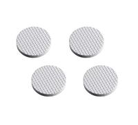 Metafranc 645746 Lot de 4 patins adhésifs pour meubles Blanc Ø 40 mm