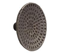 Metafranc Bouton de meuble vintage - Ø 52 mm - Aspect fer antique - Finition de qualité supérieure - Élégant et décoratif - Avec matériel de montage/ferrure décorative/poignée de meuble / 123351