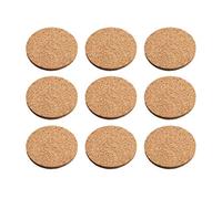 Metafranc Coussinets en liège auto-adhésifs - Absorbe les chocs et anti-vibration - Protection naturelle pour meubles - Pour surfaces lisses, patins de meubles ronds, boudin de porte en liège de 3 mm, 646086
