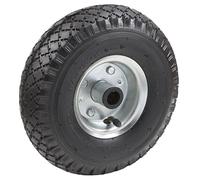 Metafranc Roue pneumatique Ø 260 mm - Jante en acier - type 3.00 - 4 - 200 kg Capacité de charge - Roue de secours, 810130 - pour terrain plat