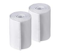 Metafranc Ruban de feutre 1 m x 100 mm - Autocollant - Blanc - Lot de 2 - Découpable - Protection efficace de vos meubles/Ruban adhésif en feutre sur rouleau/Patins pour meubles pour sols délicats