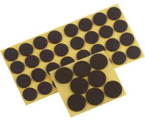 Metafranc WU0645286 Patin en feutre autocollant, rond marron 1 set