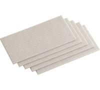 Metafranc WU0645416 Patin en feutre carré, autocollant beige (L x l) 200 mm x 100 mm 1 set