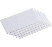 Metafranc WU0645436 Patin en feutre carré, autocollant blanc (L x l) 200 mm x 100 mm 1 set