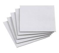 Metafranc WU0645546 Patin en feutre carré, autocollant blanc (L x l) 200 mm x