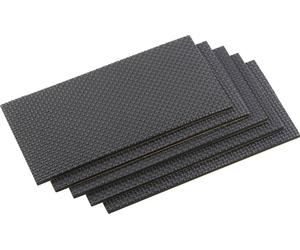 Metafranc WU0645726 Patin pour meuble autocollant noir (L x l) 200 mm x 100 mm 1 set