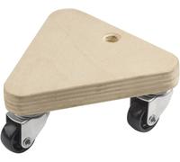 Metafranc WU0822140 Chariot de transport contreplaqué Charge max: 100 kg 134 mm x 134 mm x 52 mm Nombre de roulettes pivotantes 3