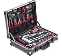Metafranc WU8971470 pour les bricoleurs Mallette à outils équipée 131 pièces (l x H x P) 320 x 140 x 460 mm