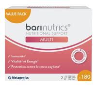 Metagenics BariNutrics Multi 13 Vitamines Et 8 Minéraux Complément Alimentaire 180 Gélules