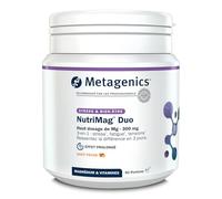 Metagenics NutriMag Duo - Dosage Élevé en Magnésium - Triple Action en poudre - Stress, Fatigue, Tensions - 90 portions - 3 Mois