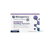 Metagenics NutriMag Fast Calm - Formule au GABA, Magnésium et Folate actif (MTHF) - Soutien aux fonctions psychologiques - Goût fraise - 30 comprimés à mâcher
