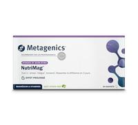 Metagenics NutriMag - Triple Action en poudre - Stress, Fatigue, Tensions - Magnésium, Vitamine D & B6, Folate - 84 sachets - 84 Jours