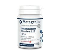 Metagenics Vitamine B12 Forte, 1000 µg Énergie, Framboise, 120 Comprimés | Vitamine B12 à croquer (1000 µg). Contribue à réduire la fatigue et au fonctionnement normal du système immunitaire.