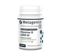Metagenics Vitamine D Adulte Capital Quotidien 1000 UI - Soutien Immunitaire et Solidité des Os - Avec Goût Citron Vert - 120 comprimés à mâcher - 4 Mois
