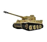MetaHrystynx Char militaire RC 1/16, 2,4 G German Tiger L RC Char robuste avec carte de contrôle 7.0, son simulé, fumée et lumières, rotation sur place, lancement de granulés, cadeau pour adultes (RTR