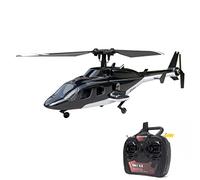 MetaHrystynx Hélicoptère RC F150BL V3 Airwolf avec télécommande et lumières LED, avec maintien de l'altitude et forte performance, version RTF