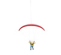 MetaHrystynx Mini modèle de parapente motorisé - Décoration de voiture à suspendre avec matériau PU doux au toucher, résiste à l'eau, aux rayures, aux chutes accidentelles, cadeau pour décoration de