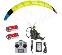 MetaHrystynx Mini modèle de parapente télécommandé, 2,4 G, télécommande électrique, parapente de vol haute altitude avec envergure de 180 cm et couleur de tissu de parapluie aléatoire, cadeau pour