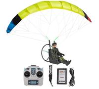 MetaHrystynx Mini modèle de parapente télécommandé, 2,4 G, télécommande électrique, parapente de vol haute altitude avec envergure de 180 cm et couleur de tissu de parapluie aléatoire, cadeau pour