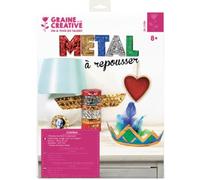 Métal à graver et à repousser 5 couleurs 5 feuilles 18,5x29 cm