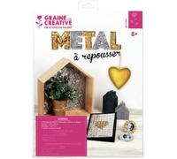 Métal à repousser Doré 3 feuilles 18,5x29 cm - Graine créative