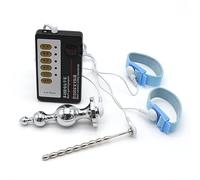 Métal acier inoxydable électrique pull Bead combo Kit, réglable en 4 modes (Style 1)
