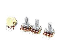 Metal B100K Résistances Variables 100K Ohm 3 Bornes Audio Taper Potentiomètres Potentiomètre 4pcs Accessoires Spécialisés