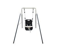 AXI Portique balançoire pour bébé en métal – Siège anthracite & crème – Dès 9 mois