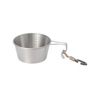 Metal Bait Bowls - Stainless Steel Bait Cup, Powdered Fish Food Gear for Mixing, Multifunctional Angling Tool, Tackle Supply with Premium Quality Base, Metal Unit for Measuring and Preparing