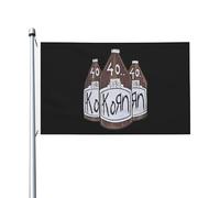 Metal Band Music 3x5FT Double Face - Fanion Rock Band Logo Drapeau de jardin - Bannière Murale Chambre Décoration - Tapisserie Festival Concert Outdoor Party Fans Cadeau