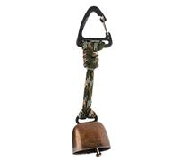 Metal Bear Bell - 22,5 g Accessoire d'alerte de randonnée, cloche de sécurité en plein air, anneau de dissuasion de la faune avec sangle réglable | Fabricant de bruit protecteur pour camping trois