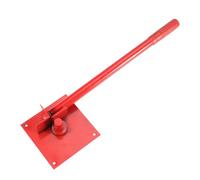 Metal Bender Tool, Construction Bending Device, Compact Heavy Duty Small Machine, Precise Angle Adjustment, Strong Rust Resistant Build for Ductwork, Garage, Roofing, Welding, Insulation, Deck, Fence