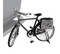 Metal Bike Model, Alloy Bike, Retro Mechanical Toy, Collectible Assembly Display for Structure Miniature Craftsmanship Hobby Collectors Kids Teens Office School Bookshelf Desk Tabletop Decoration