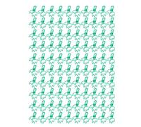 Metal Binder Clips 100 Pcs | Hollow Crown Design for Strong Document Grip | Small Paper Clips for Office/School/Home | Sturdy Metal Clamps for Certificates & Tickets (Green)
