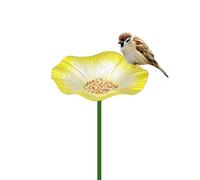 Metal Bird Bath Stake Outdoor - Weather Resistant Hummingbird Bee Waterer, Garden Yard Decor | Perfect Ideal Suitable for Courtyard Backyard Lawn Flower Bed Patio, 5.71inchx5.71inchx25.2inch