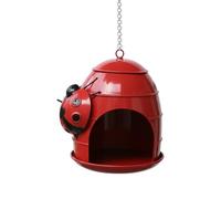 Metal Bird Feeder - Weatherproof Outdoor Decor | Funny Outdoor Bird Feeder Food Holder For Attracting, Feeding And Watching Finches And Hummingbirds, Ideal For Garden, Yard, Porch, Balcony Landscape D