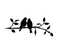 Metal Bird - Iron Artwork | Garden Ornament - Blackbird Shape Garden Stake 50g, Outdoor Shadow Decoration Adds And Natural Beauty To Your Lawn Or Flower Bed