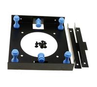 Metal Black Shock-Proof 3.5 Inch Hard Disk to 5.25 Inch DVD ROM Bay Mounting Adapter