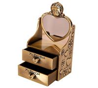 Métal Boîte à Souvenirs Style Créatif, de Dents de Lait | Tiroir Or pour Première Dent et Boucle, Coffret Compact pour Conserver les Souvenirs D’enfance