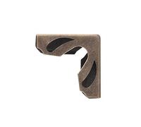 Metal Book Corner Protectors Edge Cover Guard 21 X 21 X 8.5mm Bronze Tone 20pcs