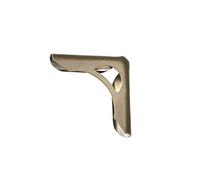 Metal Book Corner Protectors Edge Cover Guard 22 X 22 X 6mm Bronze Tone 30pcs