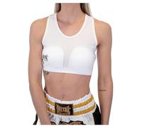 METAL BOXE Brassiere avec Coques Protège Poitrine Femme Blanc L