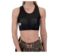 METAL BOXE Brassiere avec Coques Protège Poitrine Femme Noir S
